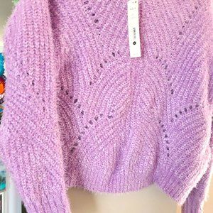 Bloomingdales Aqua Lavender Sweater